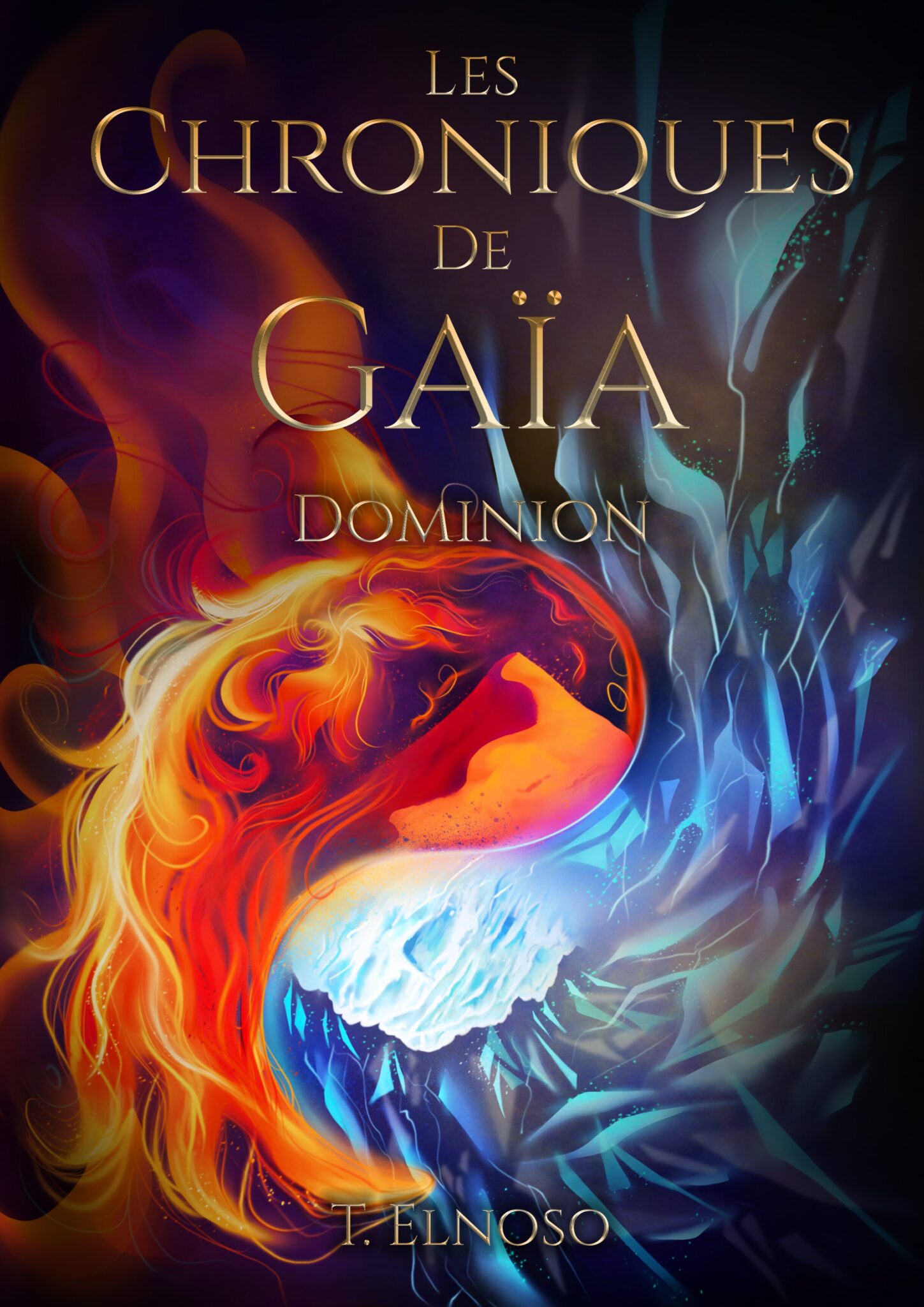 couverture tome 2 les chroniques de Gaïa Dominion illustrée par Amandine Peter
